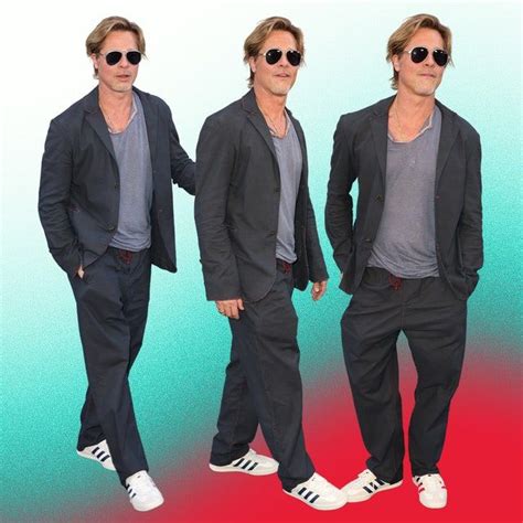 Brad Pitt low key Adidas